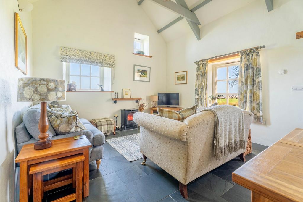Pencaer Cottage Living & Dining Room