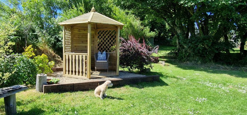 Gardens with seating areas for sun and shade