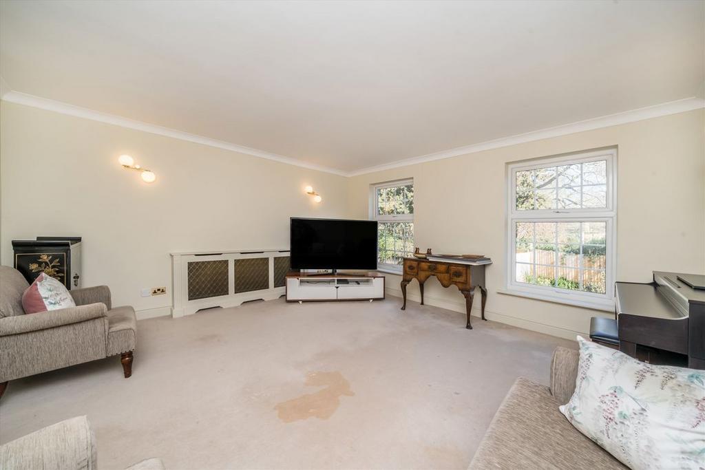 Living room, fireplace