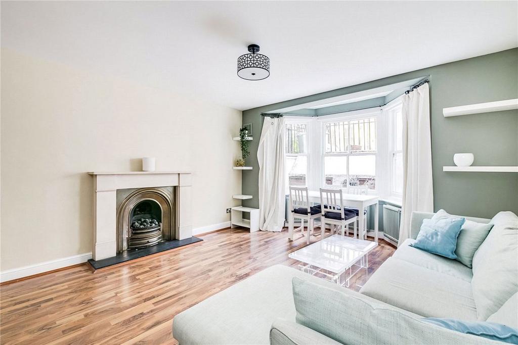 Living room, fireplace