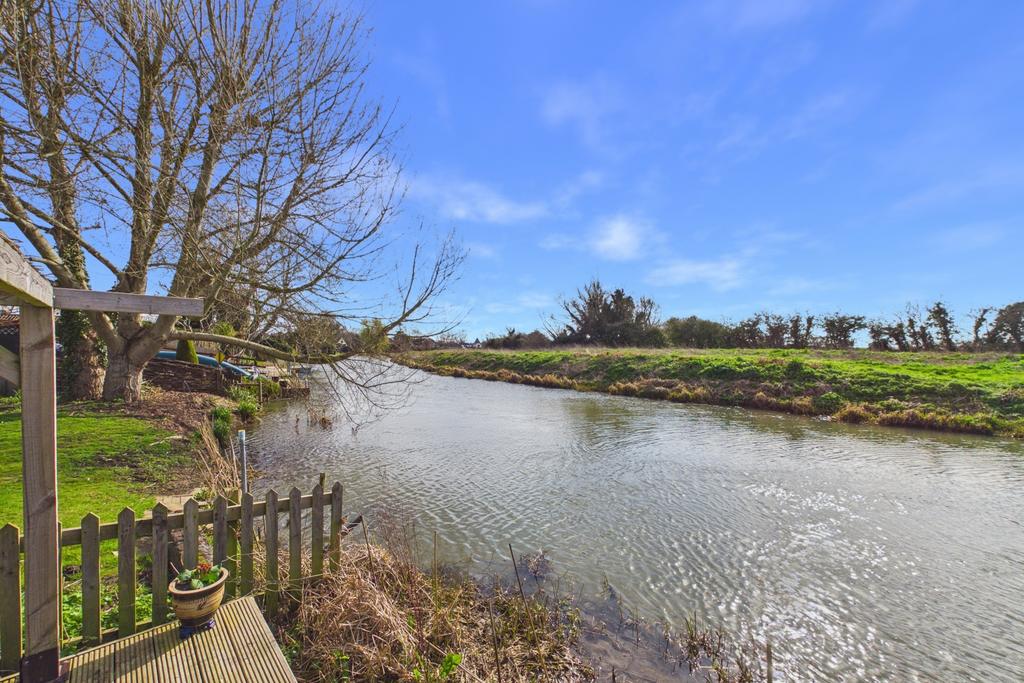 Riverside garden