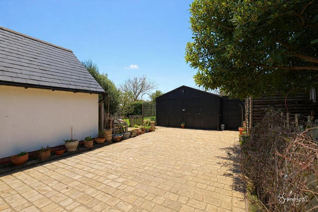 Driveway and Garage
