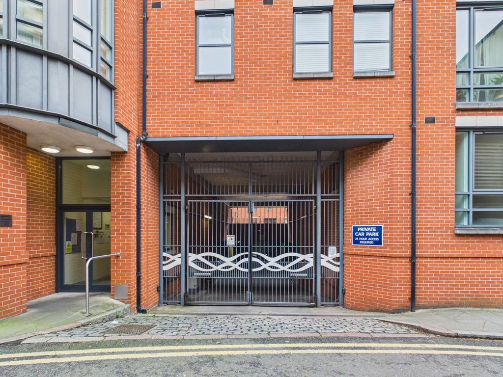 Entrance to Secure Car Park