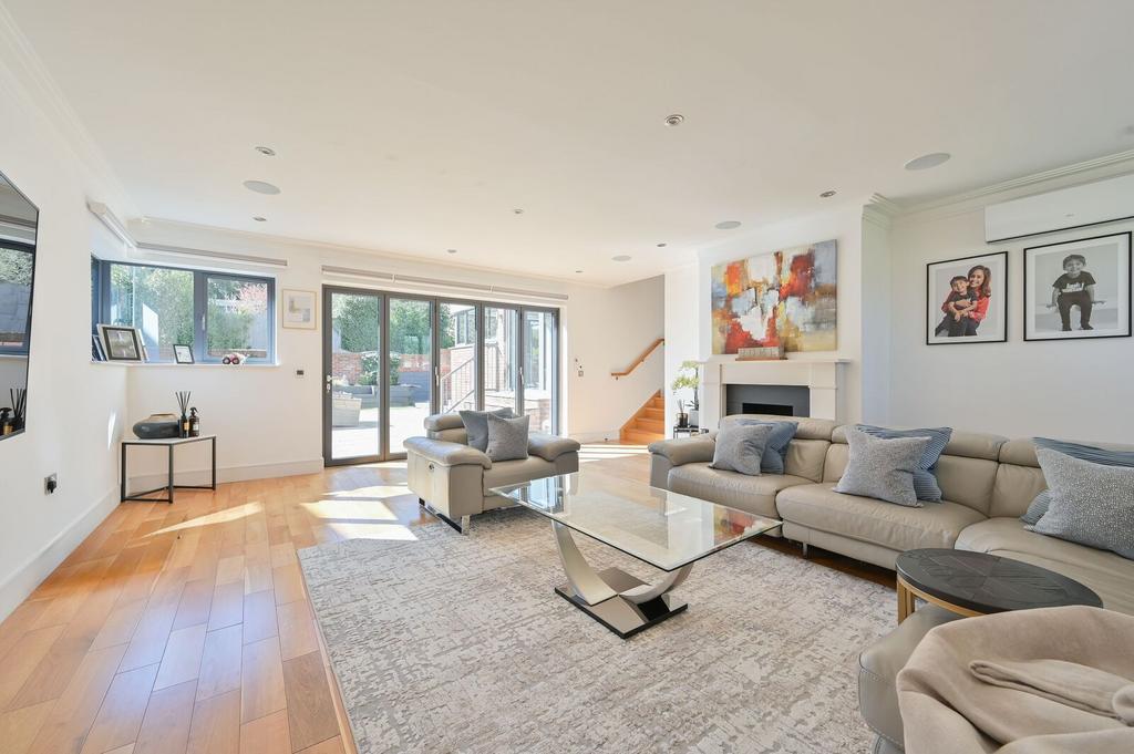 Living room, fireplace