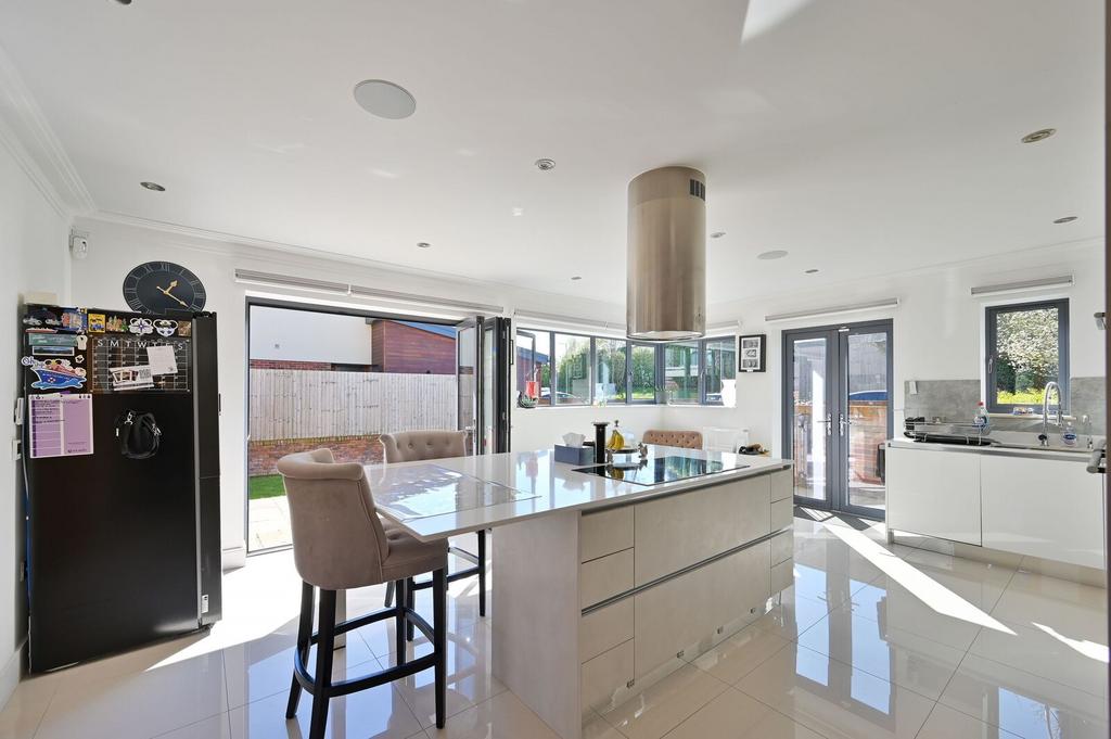 Open-plan living area, open plan living