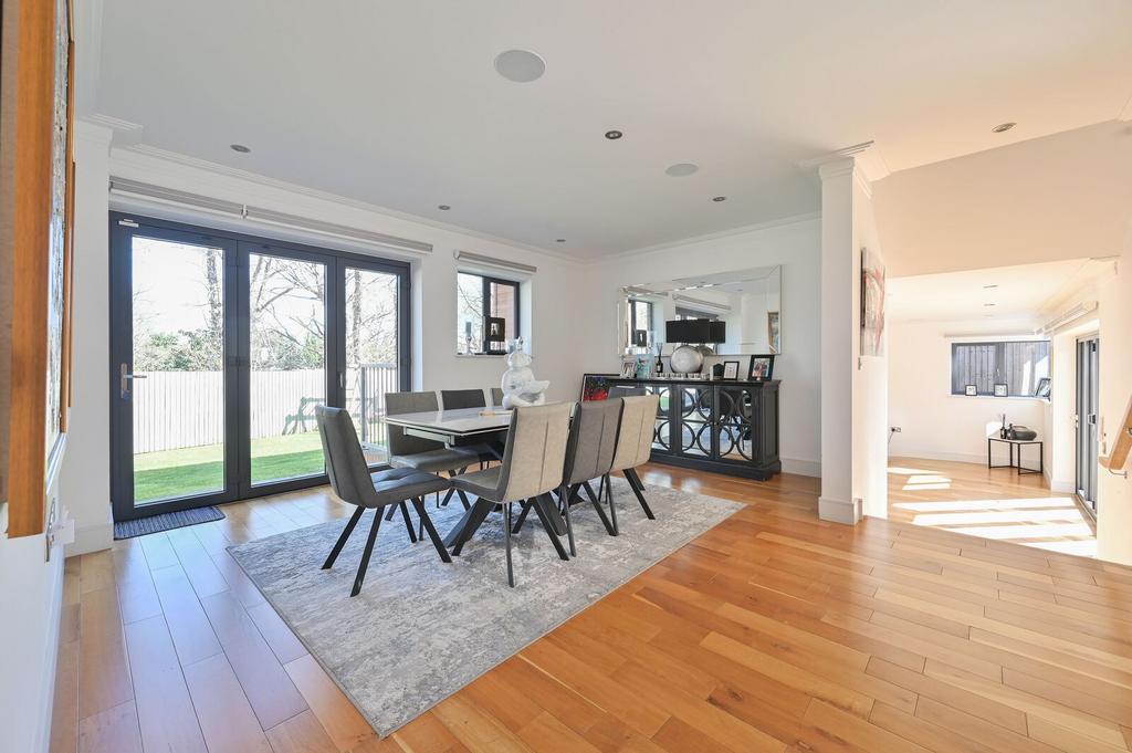 Open-plan living area, open plan living