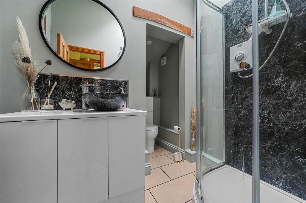 Downstairs shower room
