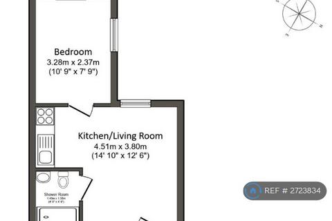 1 bedroom flat to rent, Bayham Street, London, NW1