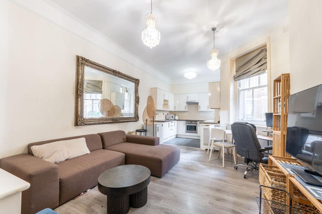 Open-plan living area, open plan living