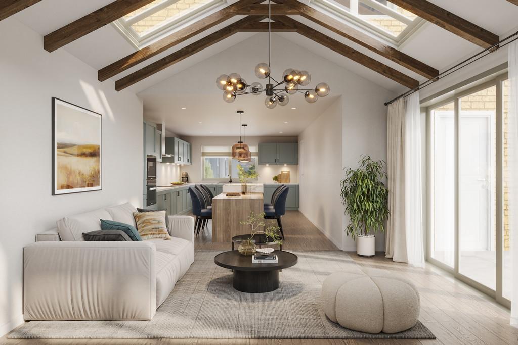 77 Main Street INT Barn B Livingkitchen