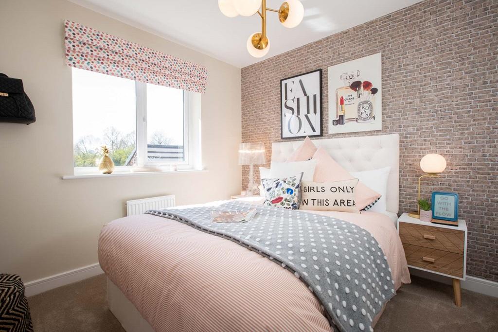 Bedroom three is a grown up girl's paradise