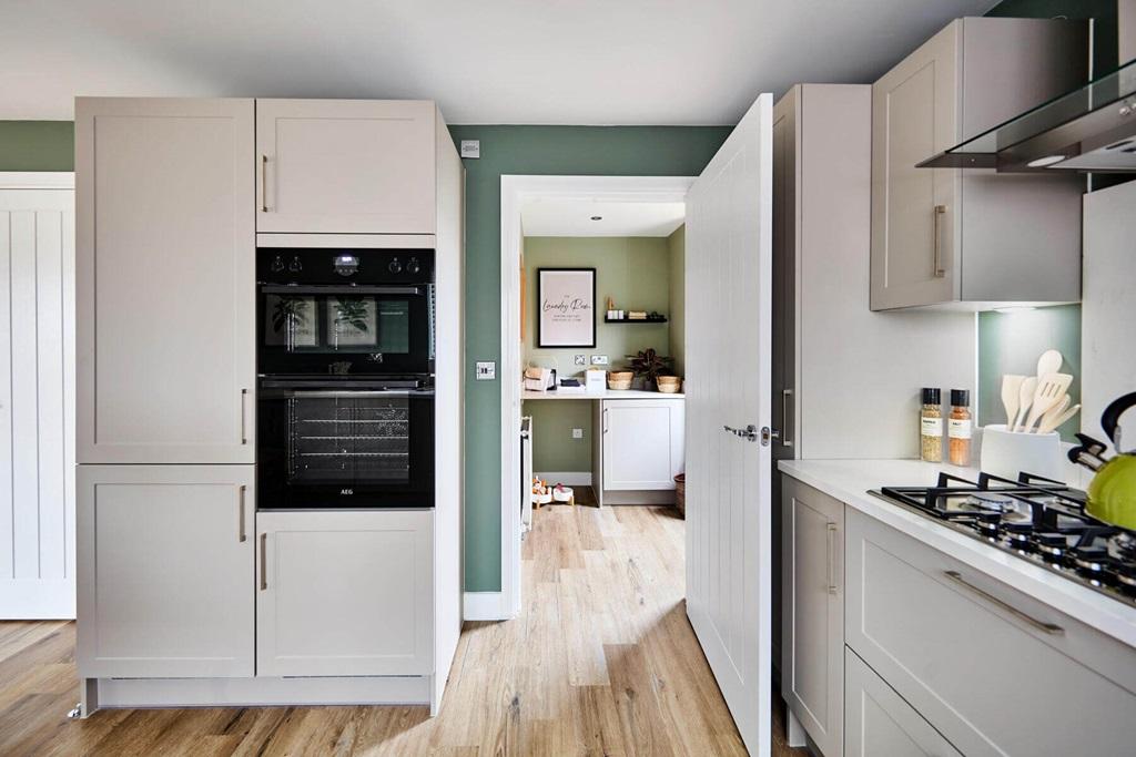Kitchen to utility of the Rightford