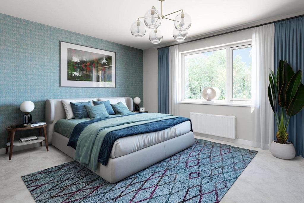 The main bedroom offers space to relax away...
