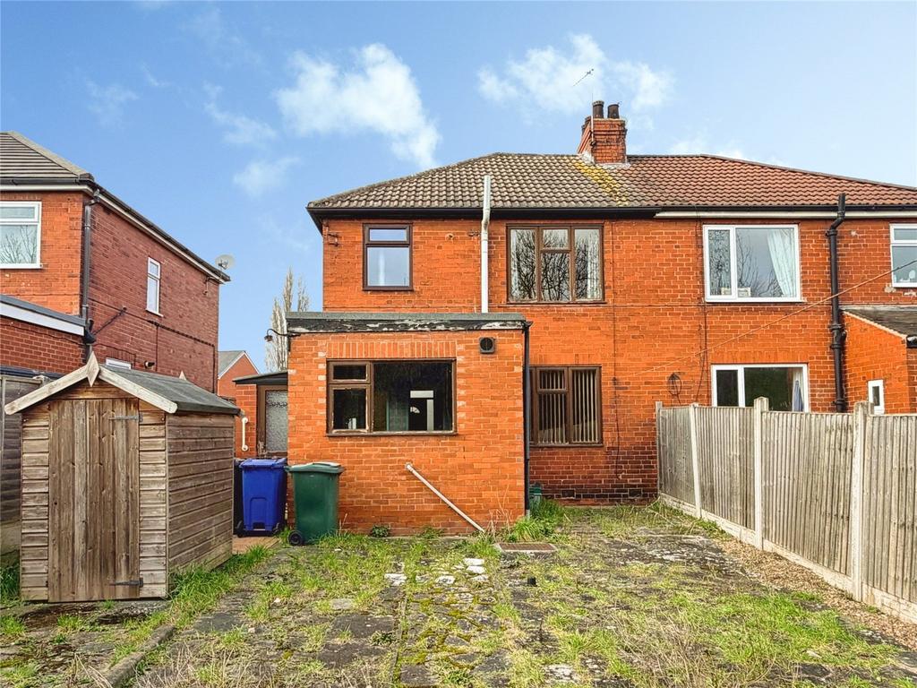 Rear Of Home