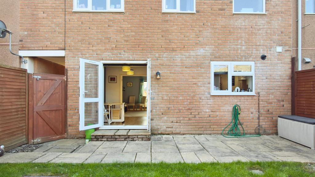Rear of property