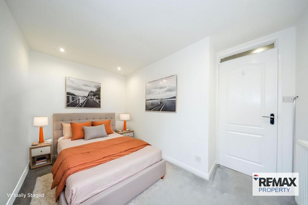 Virtually Staged Bedroom Two