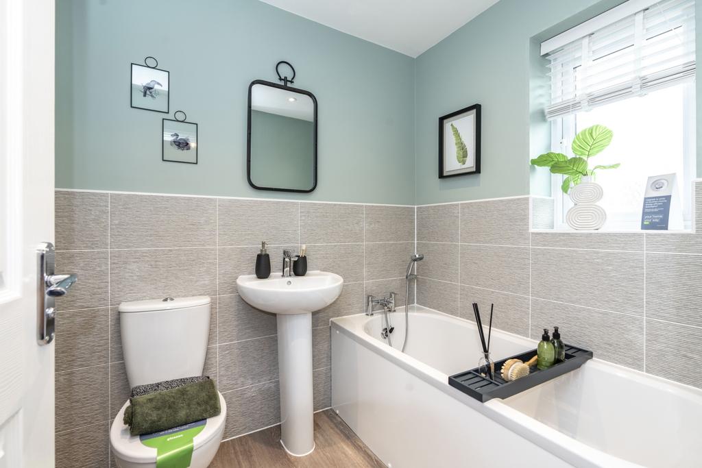 Show Home Bathroom Example Photograph