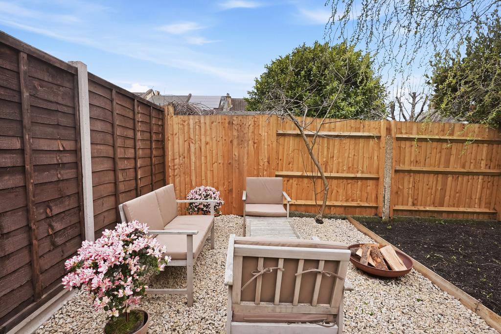 Patio view, garden