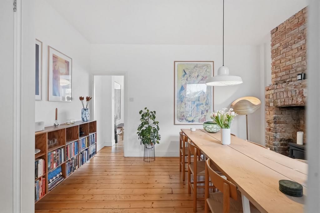 Open-plan living area, open plan living, fireplace