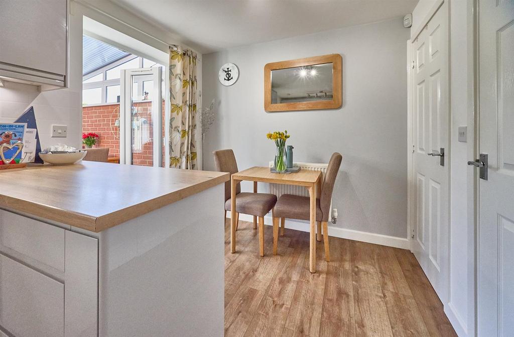 Refitted dining kitchen to rear