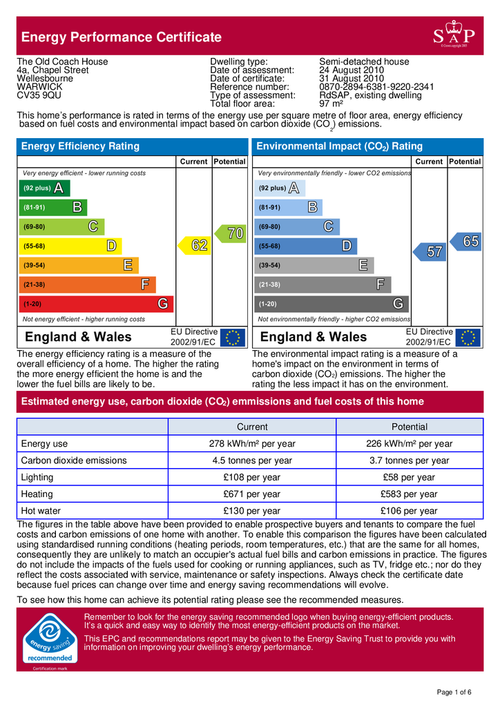 EPC Certificate