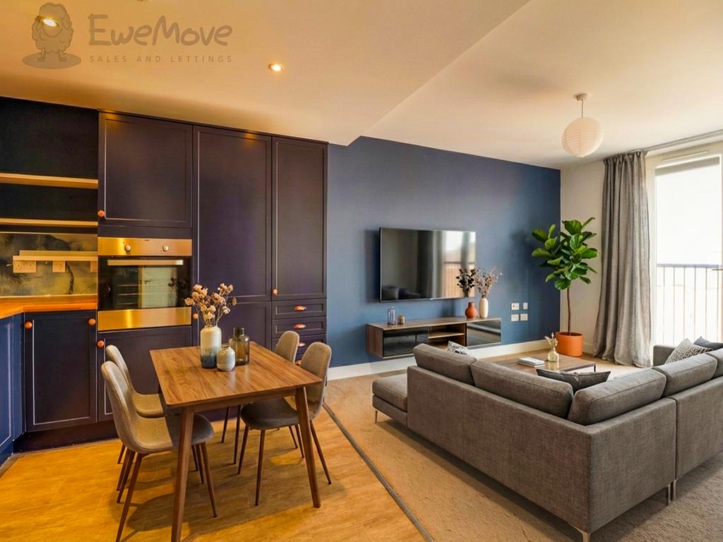 Open plan lounge furnishing suggestion