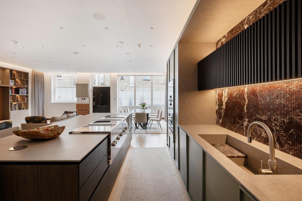 Kitchen, open plan living