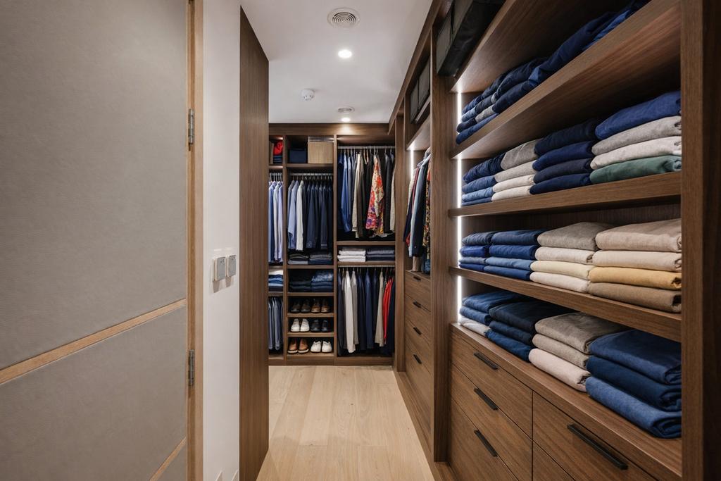 Walk-in wardrobe
