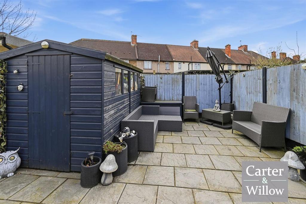 Private rear garden