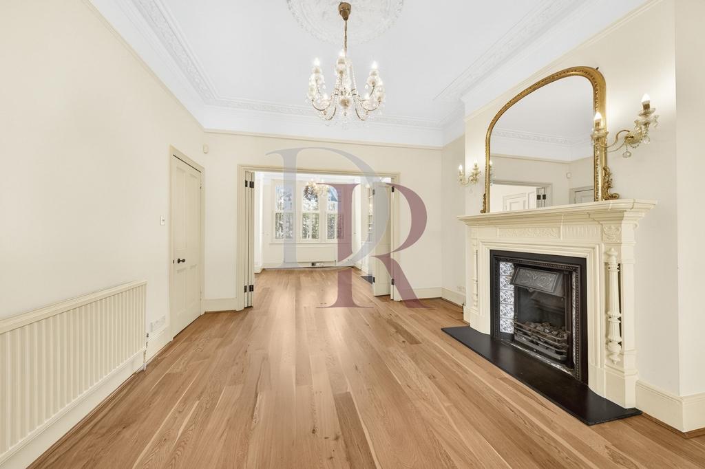 Reception room through