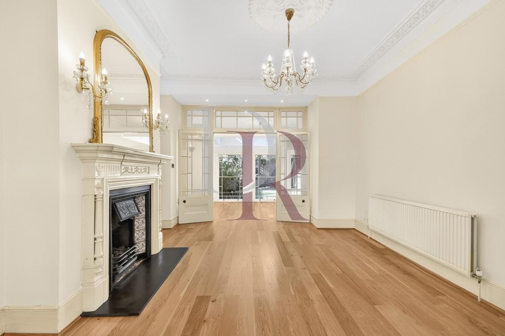 Reception room through