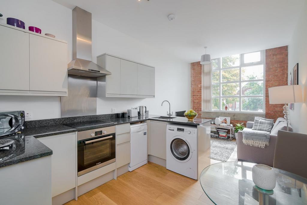 Open plan kitchen and living room