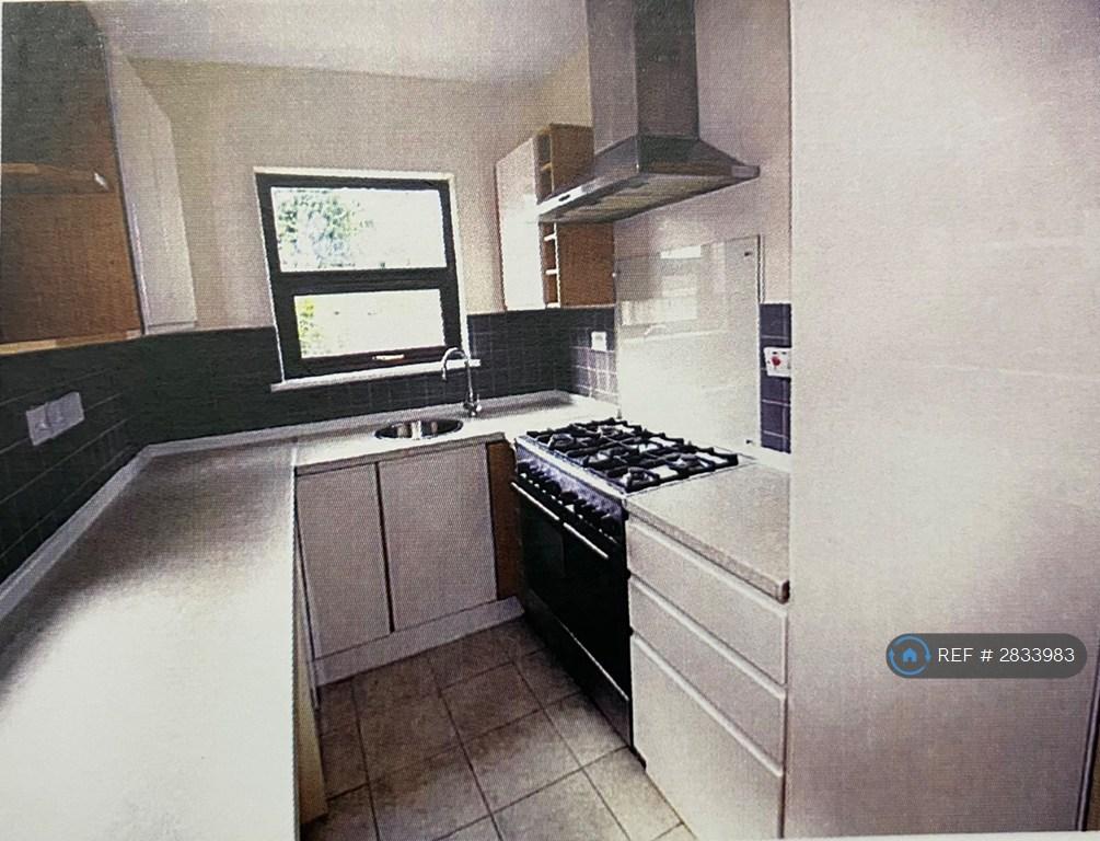 Kitchen With New Range Oven
