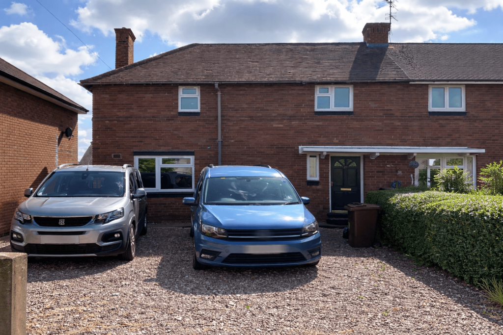 Three bedroom semi detached house