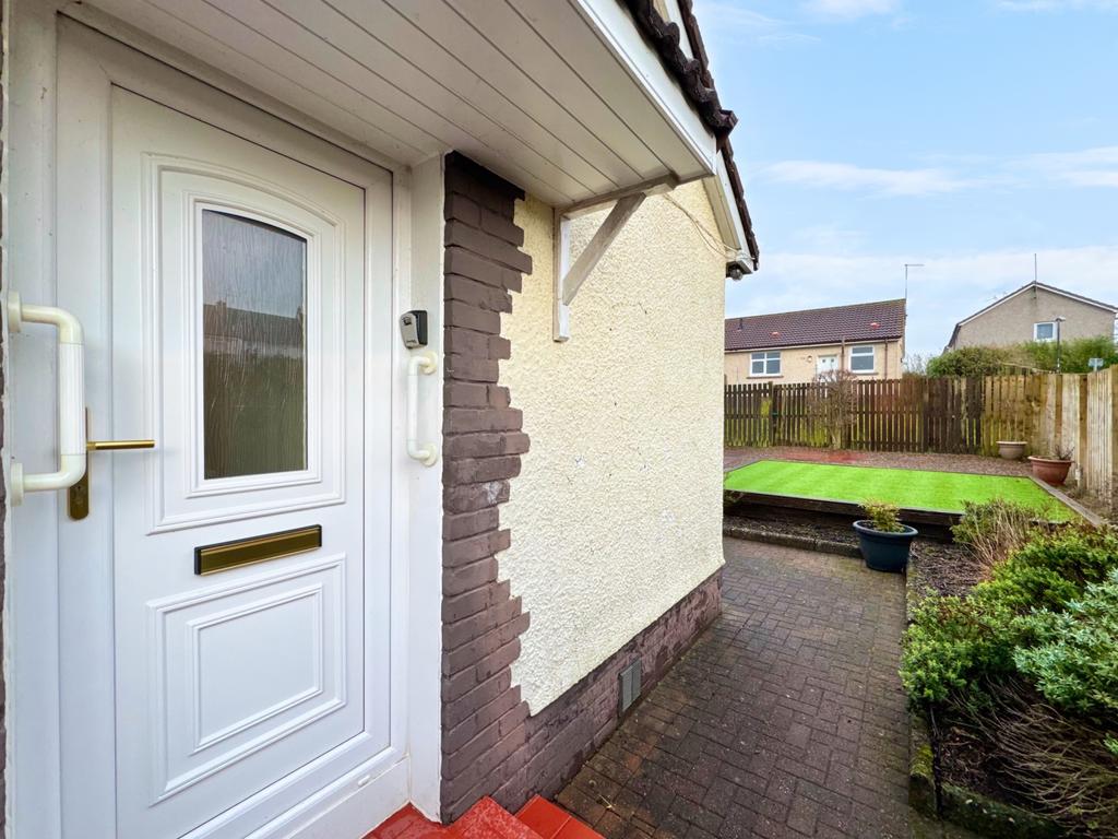 Front door bungalow dalry mair avenue
