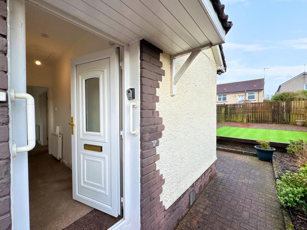 Open front door bungalow mair avanue dalry