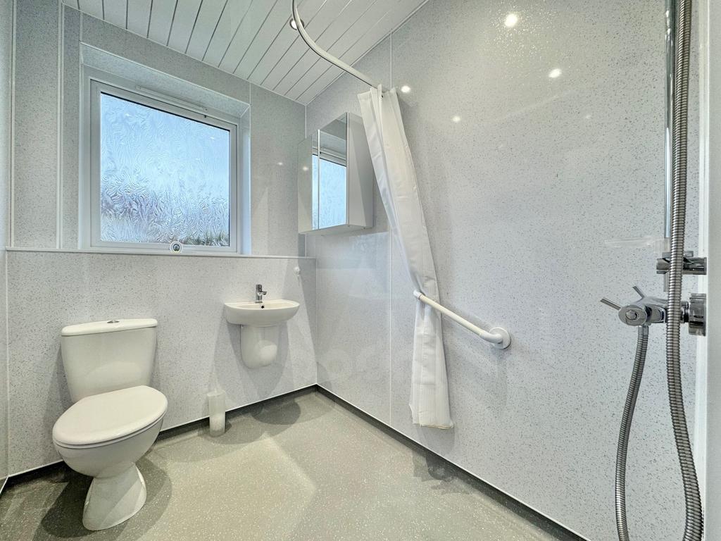 Wet room at dalry mair avenue bungalow
