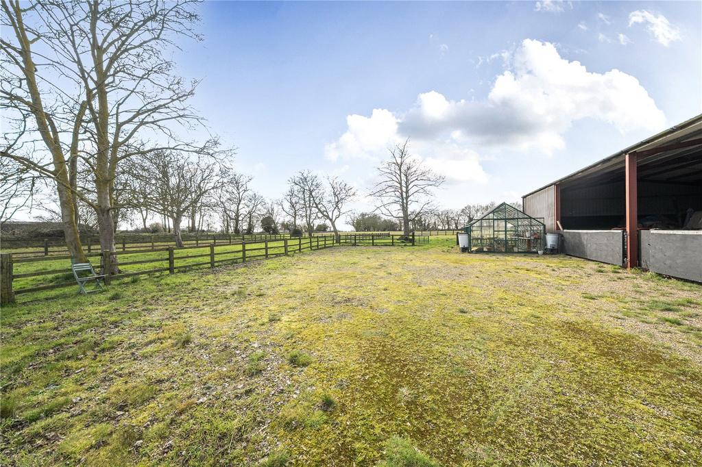 Greenhouse and Barn