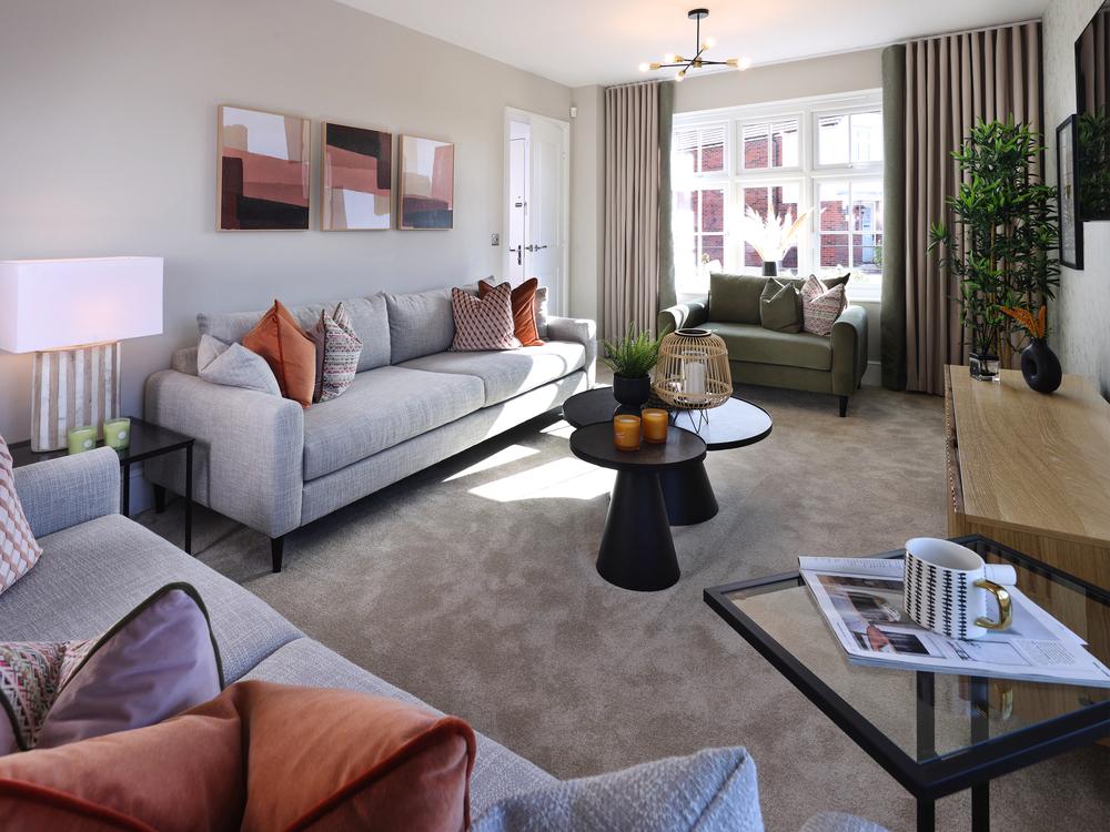 Lounge of the Amberley, a 3 bedroom house