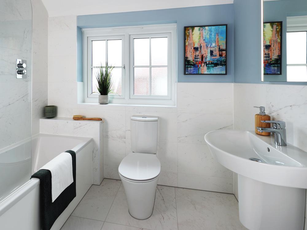 Bathroom of the Amberley, a 3 bedroom house