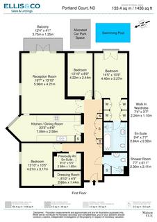 3 bedroom apartment for sale, Hendon Lane, Finchley, N3