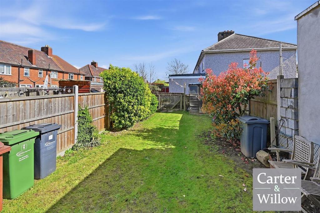 Private rear garden