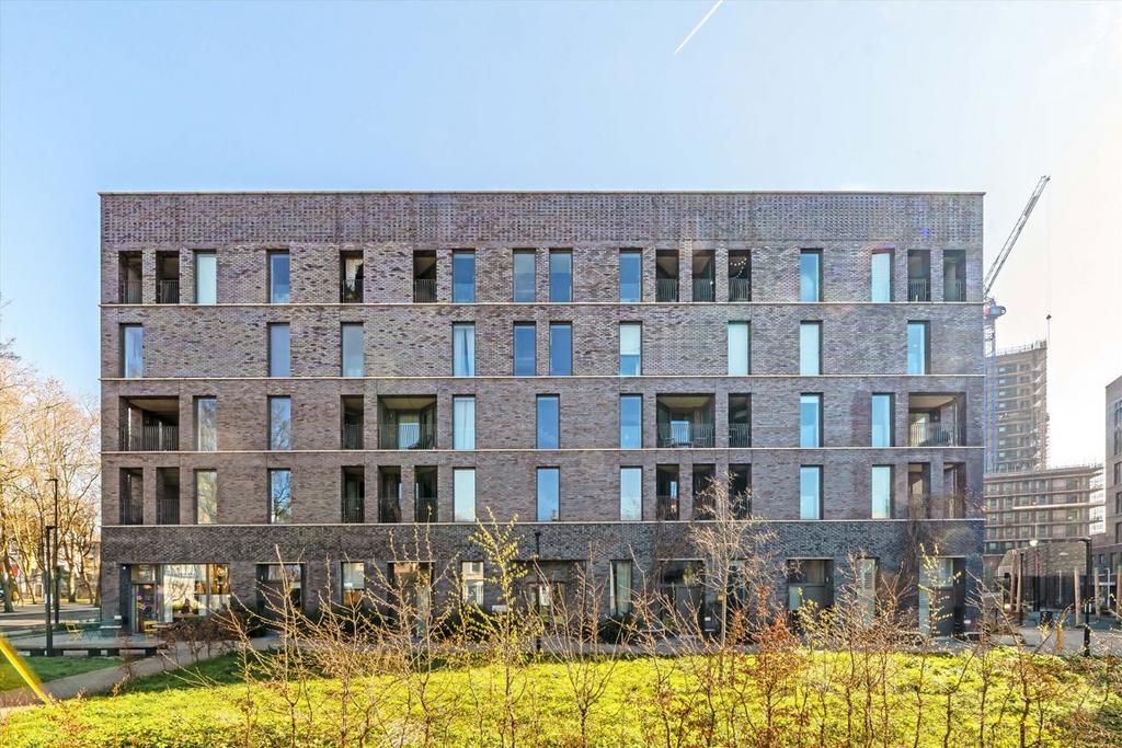 Apartment building facade, block of apartments
