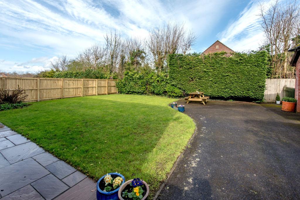 Rear garden