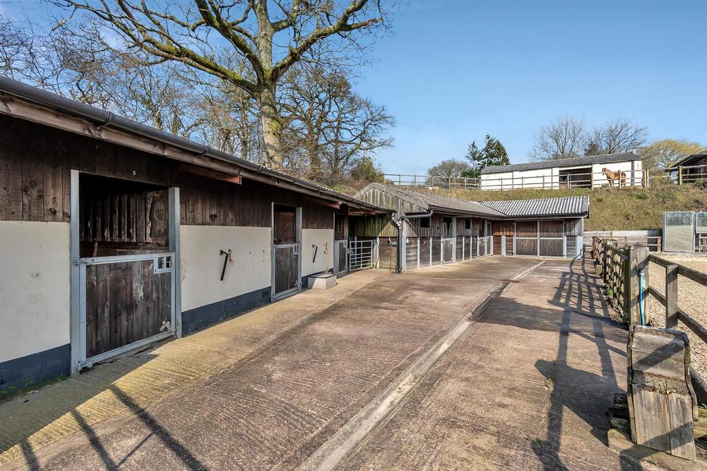 Stables beside the arena