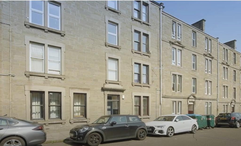 Traditional stone terrace with street parking...