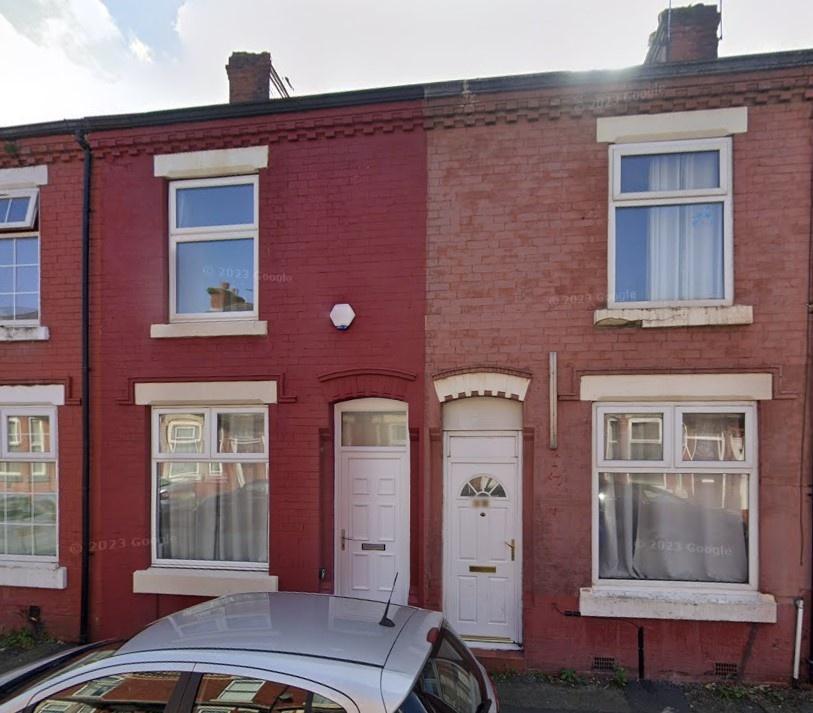 Traditional terraced house with bay windows...