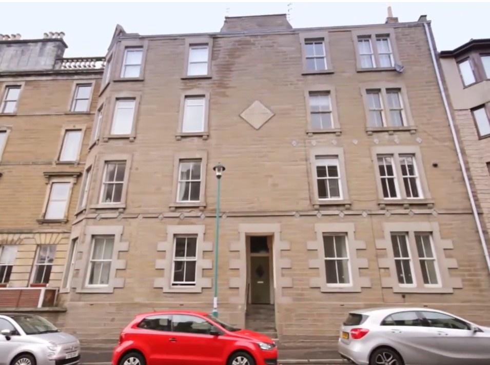 Attractive stone-fronted building on a resident...