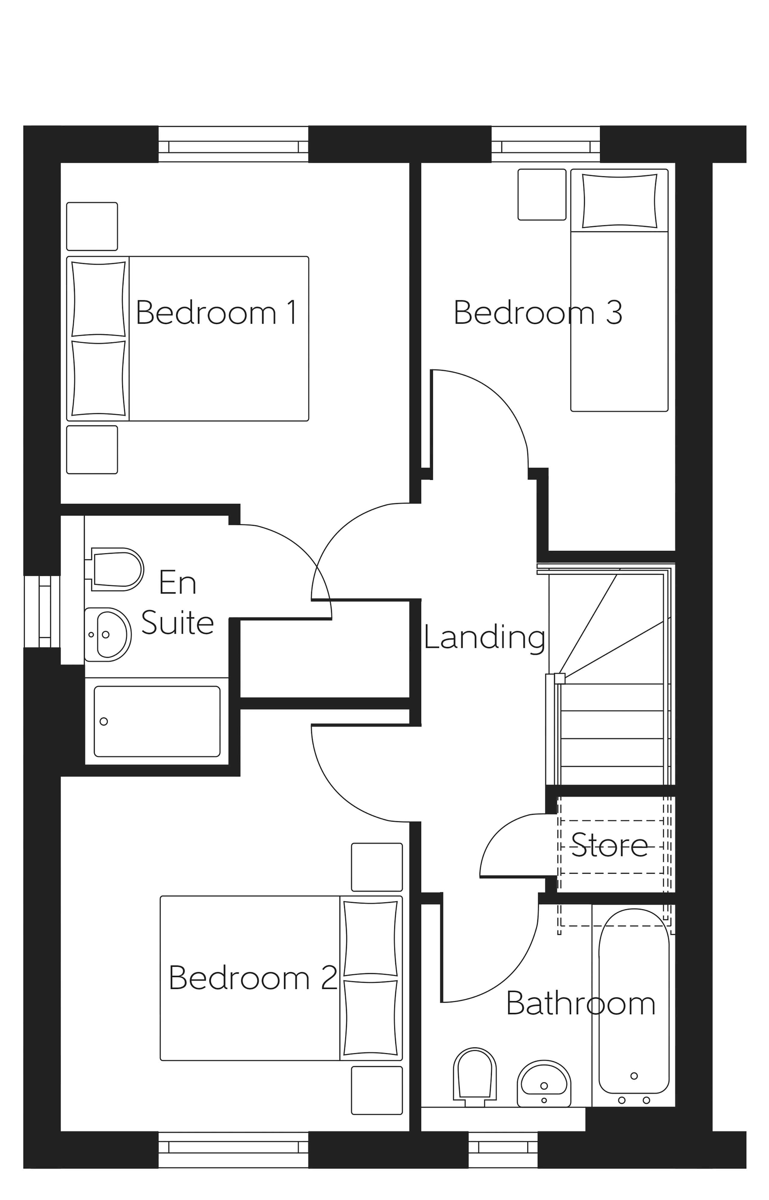 3 bedroom semi-detached house for sale - Floor Plan