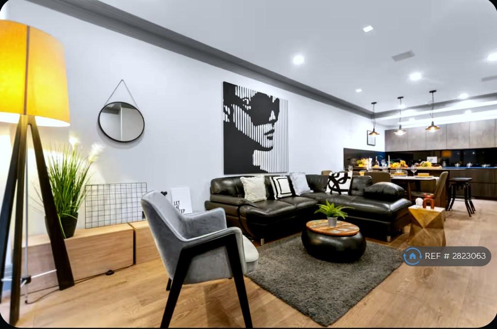 Basement Living Room &amp; Kitchen
